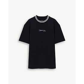 Áo thun tay ngắn nam phối cổ Form Loose - RT 10S25TSS027 | ROUTINE CÀ MAU