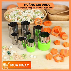 Mua Bộ Khuôn Cắt Tạo Hình Rau Củ Quả inox 8 Món H170