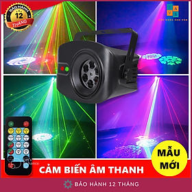 Mua Đèn Laser 2 Cửa Kết Hợp Moving Led 6 Mắt - Nháy theo nhạc | Đèn Laser Phòng Bay| Phòng Karaoke| Sân Khấu Vũ trường