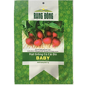 Mua Hạt Giống Củ Cải Đỏ Tròn Baby