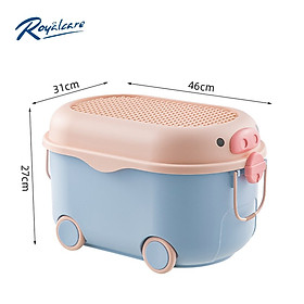 Mua Thùng đựng đồ chơi có bánh xe đa năng ROYALCARE 8800/8637 cùng bé tạo thói quen gọn gàng  ngăn nắp