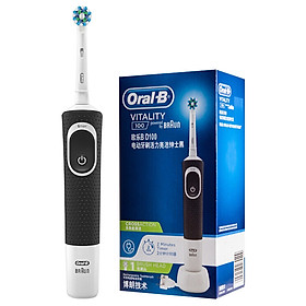 Bàn Chải Đánh Răng Điện Oral-B Rung Âm Thanh Dành Cho Người Lớn 2D D100 Braun Seiko (Có Đầu Bàn Chải x 1)