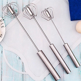 Mua Dụng Cụ Đánh Trứng Cầm Tay Dạng Ấn Trục Xoay Tự Động - Chất Liệu Thép Không Gỉ 304 Cao Cấp - Chính Hãng MINIIN