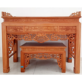 Mua BỘ ÁN THỜ - BÀN THỜ GỖ GÕ ĐỎ 1m97