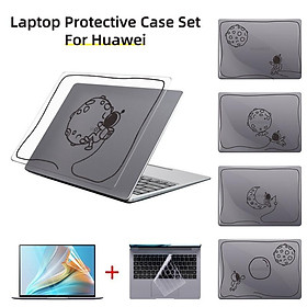 Vỏ Bảo Vệ Laptop Cho Huawei Matebook D14/D15 2020 Magicbook14/15 pro16 2021 Matebook13 13s/14s - Nhìn máy bay đi