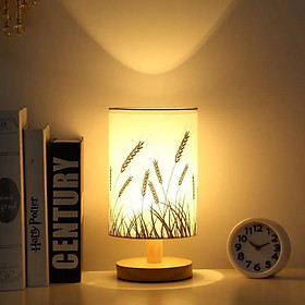 Mua Đèn ngủ để bàn decor trang trí đế gỗ cao cấp giá rẻ