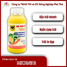 Phân Bón Lá Đầu Trâu MK Xoài 2 (5-2-10) chai 500ml