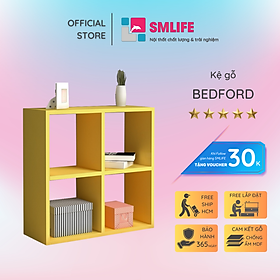 Mua Kệ giá đỡ sách gỗ công nghiệp thiết kế đa năng SMLIFE Bedford