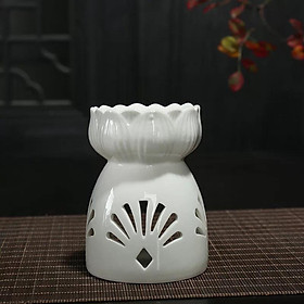 Mua Đèn Xông Tinh Dầu Bát Tràng  Đèn Xông Tinh Dầu Bằng Nến thơm - Gốm Sứ Huấn Hải
