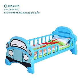 Mua Giường ngủ trẻ em có đệm  giường nhựa hoạt hình kèm đệm xơ dừa cao cấp