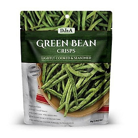 Hình ảnh Đậu Cove sấy giòn loại 30g - DJ&A Green Bean Crisps