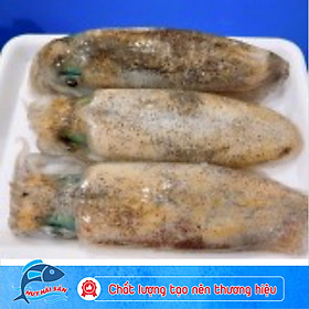 Mực lá tươi 4-6con - Khay 500g