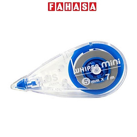 Xóa Kéo 5 mm x 5 m - Plus 42.V340 - Màu Xanh Dương