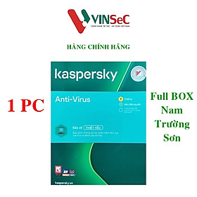 Hình ảnh Kaspersky Anti Virus Cho 1 Máy Tính - KAV1U - Hàng chính hãng