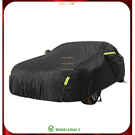Bạt phủ ô tô bán tải Honda Ridgeline 2021 nhãn hiệu Macsim sử dụng trong nhà và ngoài trời chất liệu Polyester - màu đen