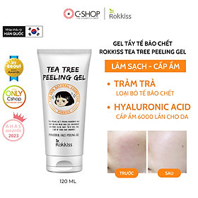 Gel tẩy tế bào chết chiết xuất tràm trà ROKKISS TEA TREE PEELING GEL 120ml