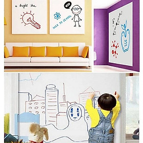 BẢNG DECAL DÁN TƯỜNG CHO CÁC BÉ THÍCH VẼ VỜI, HỌC BẢNG 60X200CM (Đang khuyến mại)