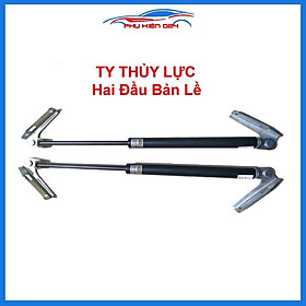 Hình ảnh Bộ 2 ty cốp ô tô thanh thủy lực chống cửa chiều dài 62cm chịu tải 45kg-450N đầu kết nối đa dạng