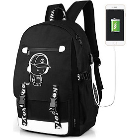 Balo Phát Sáng OHAZO Hình BoyMusic- Tặng Cáp Sạc USB - BL04DT