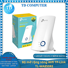 Mua Bộ mở rộng sóng wifi TP-Link TL-WA 850RE (Chuẩn N/ 300Mbps/ Ăng-ten ngầm/ 15 User) - Hàng chính hãng FPT phân phối