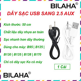 Dây sạc máy massage USB 10 tốc độ, dành cho các loại máy massage mặt mắt body toàn thân đầu nhọn (Hàng Chính Hãng)