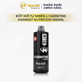 Đốt mỡ tự nhiên Mammut Nutrition L Carnitine 1000ML 50 Ser