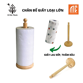 22431 |Chân để khăn giấy lau bếp, giấy thấm dầu loại lớn gỗ sạch Gỗ Đức Thành