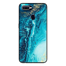 Ốp Lưng in cho Oppo A5s Mẫu NỀN ĐÁ HOA 12 - Hàng Chính Hãng