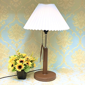 Mua Đèn Để Bàn Trang Trí Phòng Ngủ Kiểu Dáng Hiện Đại Thân Hợp Kim Cao Cấp Bọc Da Đèn Ngủ Để Bàn Chao Nhựa PVC Cao Cấp MB3107