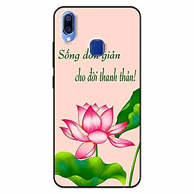 Ốp lưng in cho Vivo Y91, Vivo Y91i, Vivo Y93, Vivo Y95 Mẫu Sống Đơn Giản