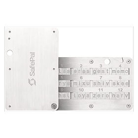 Mua Bảng thép SafePal Cypher - Bảo vệ cụm 24 từ phục hồi ví lạnh Ledger  Trezor  SafePal - Hàng nhập khẩu
