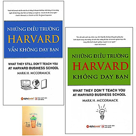 Combo Những Điều Trường Harvard Không Dạy Bạn và Những Điều Trường Harvard Vẫn Không Dạy Bạn ( Tặng Kèm Sổ Tay)