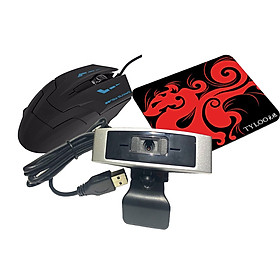 Mua Webcam Dùng Cho Máy Tính  Laptop CM330G Kèm Chuột Và Pad Chuột AZONE