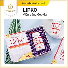 Viên uống trắng da LIPKO Kohinoor - Trắng da, sáng mịn (30 viên)