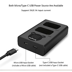 Mua Sạc đôi Kingma Pin FZ100 cho Sony - Type C - Màn Hình LCD