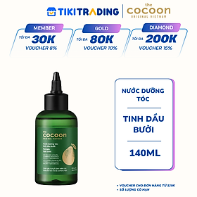 Nước dưỡng tóc tinh dầu bưởi Cocoon 140ml - NEW