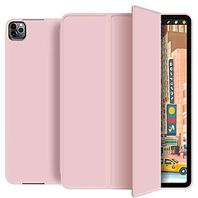 BAO DA SMART COVER SILICON, ỐP LƯNG SILICON CHO IPAD CÓ KHE CÀI BÚT APPLE PENCIL CHO IPAD 10.2 INCH, 10.5 INCH, IPAD PRO 11 INCH