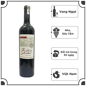 Rượu Vang Ngọt Ville De Brouilard - Sweet Wine 12% - 750ml