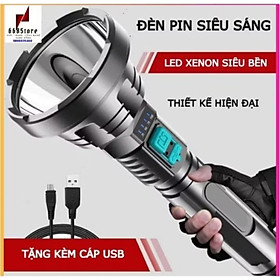 SIÊU ĐÈN PIN CHIẾU SÁNG 3 CHẾ ĐỘ SIÊU SÁNG SIÊU TO 