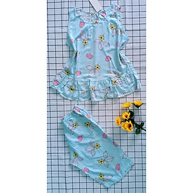 Đồ bộ tole loại 1 - xanh - size 4