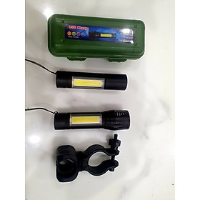 Mua Đèn pin xe đạp chống nước   đèn pin xe đạp 3 chế độ chỉnh xa gần  đèn pin xe đạp 360 độ