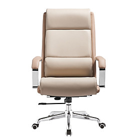 Mua Ghế làm việc ở nhà có nệm bọc da chân thép mạ CM4417