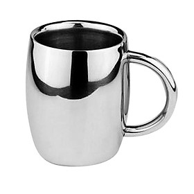 Stainless Steel Mug Portable Camping Hiking Water Tea Coffee Cup 350ml
