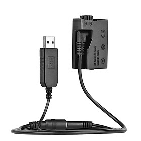 Pin Ảo DR-E8 Kèm Dây Chuyển USB Thay Thế Pin LP-E8 Andoer Cho Máy Ảnh Canon EOS 550D 600D 650D 700D