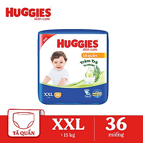 Tã/bỉm quần HUGGIES SKINCARE gói BIG JUMBO size XXL 36 miếng