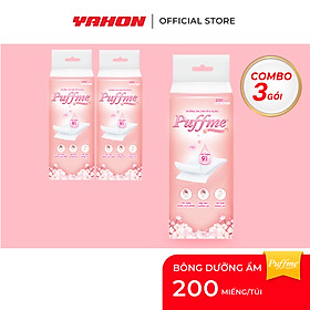Bông Đắp Toner Dưỡng Da PUFFME Airlaid 200 Miếng/Bao
