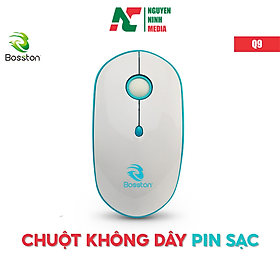  Chuột Không Dây Pin Sạc Bosston Q9 Silent - Hàng Chính Hãng