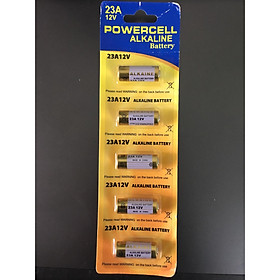 Vỉ 5 viên pin 12V ALKALINE dùng cho điều khiển