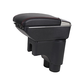 Center Console Storage Armrest Box 7 USB for   17-18