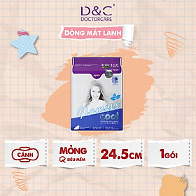 Băng Vệ Sinh Thảo Dược Glamiss Cool ban ngày 24cm Siêu mát lạnh đến không ngờ - Gói 8 miếng